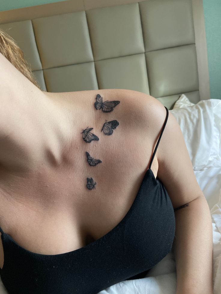 44 Attractive Butterfly Tattoos On Shoulder