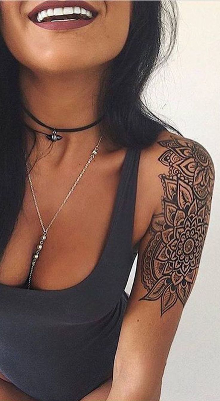 61 Dazzling Geometric Shoulder Tattoos