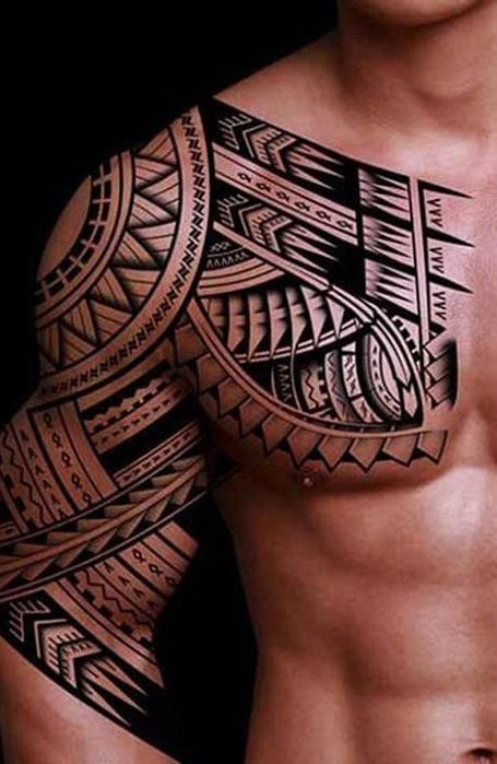 71 Fantastic Tribal Shoulder Tattoos