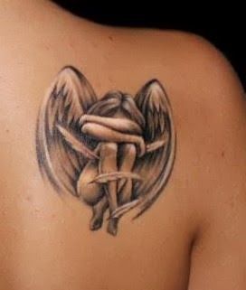52 Dazzling Angel Tattoos On Shoulder