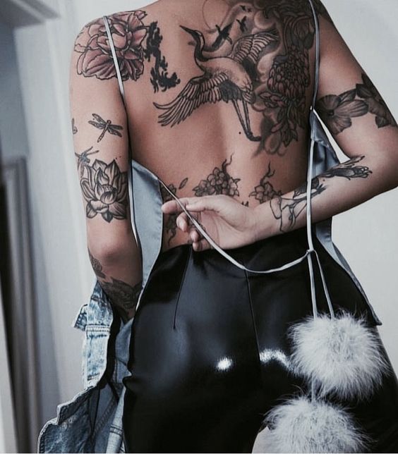103 Impressive Back Tattoo Images