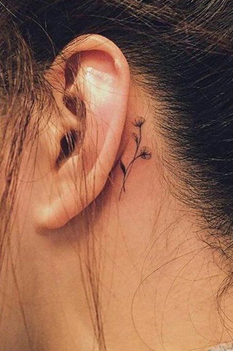 136 Outstanding Behind Ear Tattoo Pictures