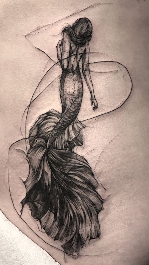 44 Beautiful Mermaid Tattoo Images