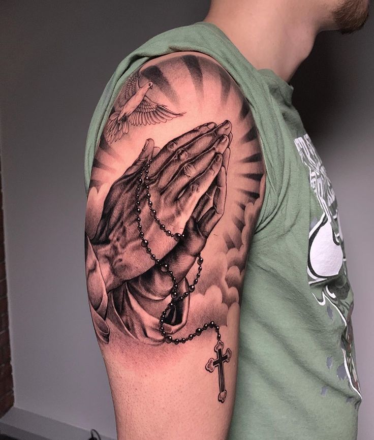 65 Classic Praying Hands Tattoos For You