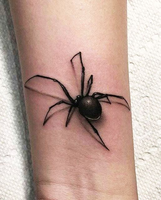 81 Fabulous Spider Tattoo Photos