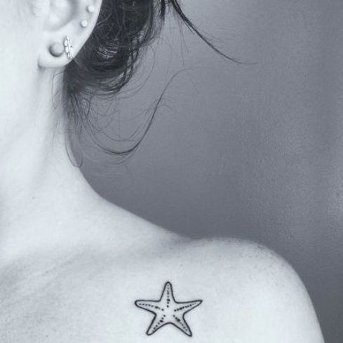 64 Dazzling Starfish Tattoo Images