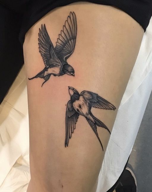 67 Elegant Swallow Tattoos