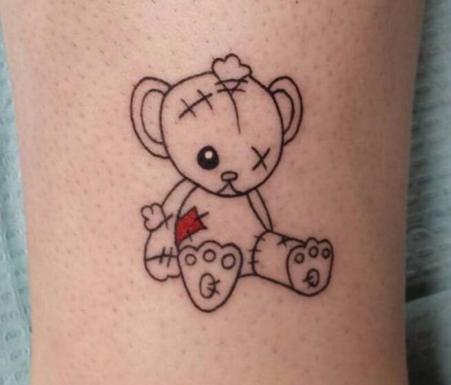 45 Cool Teddy Bear Tattoo Pictures