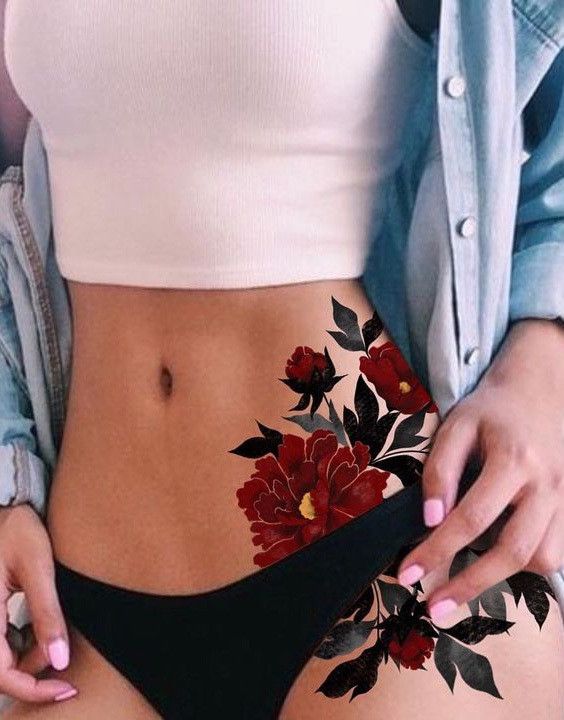 49 Cool Waist Tattoo Pictures