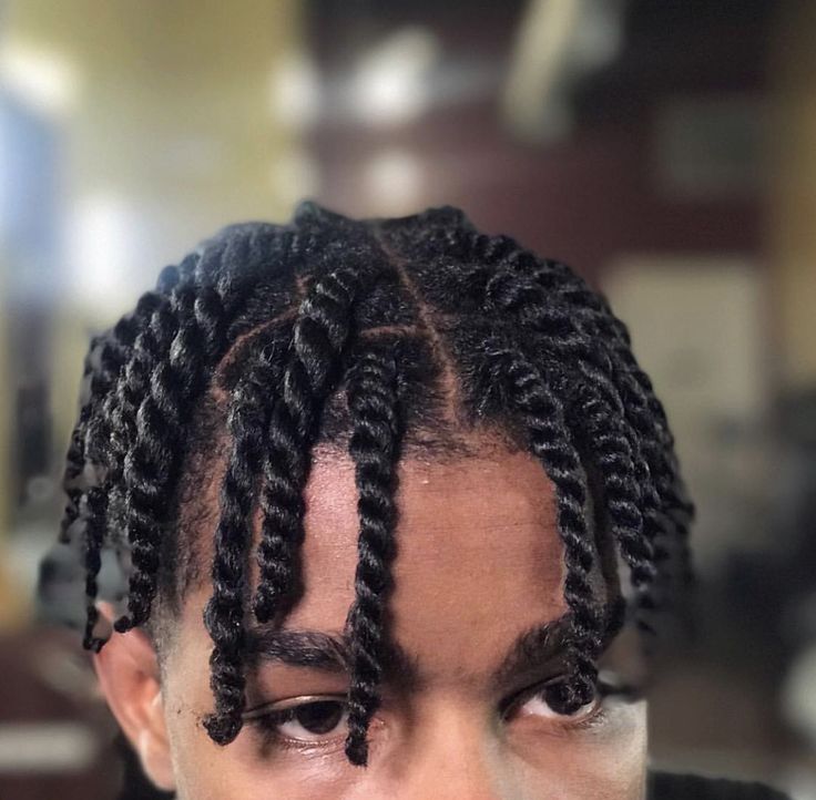 89 Fabulous Twist Hairstyle For Black Men Pics
