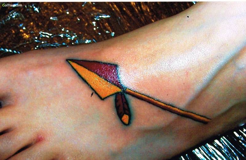 72 Awesome Arrow Tattoos For Foot