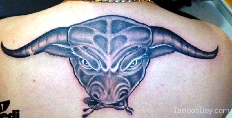 71 Excellent Bull Back Tattoo Images