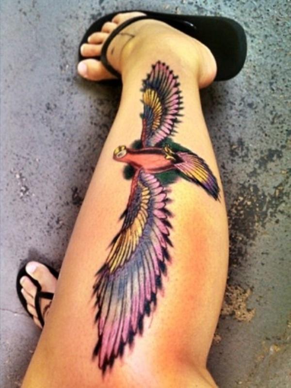 50 Amazing Bird Leg Tattoos For You
