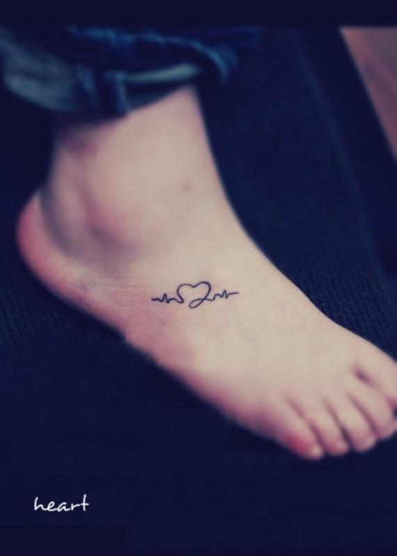 73 Best Heart Tattoo Ideas For Foot