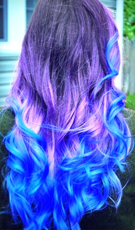 83 Glamorous Blue Coloured Hairstyle For Women